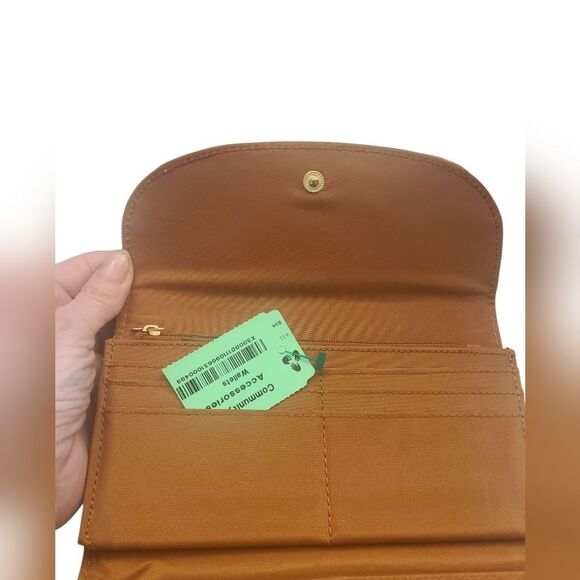 APT 9 Clutch Wallet Floral Pleated Snap Front Closure - Picture 6 of 12